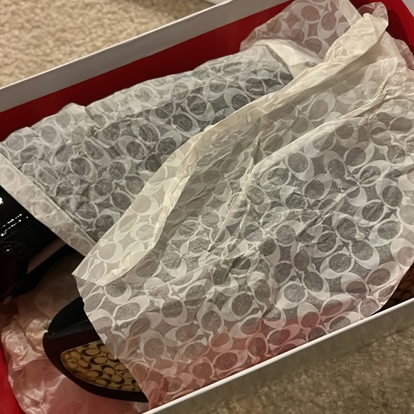 Coach Kodie Canvas Suede sneakers sz 8 - Picture 6 of 8